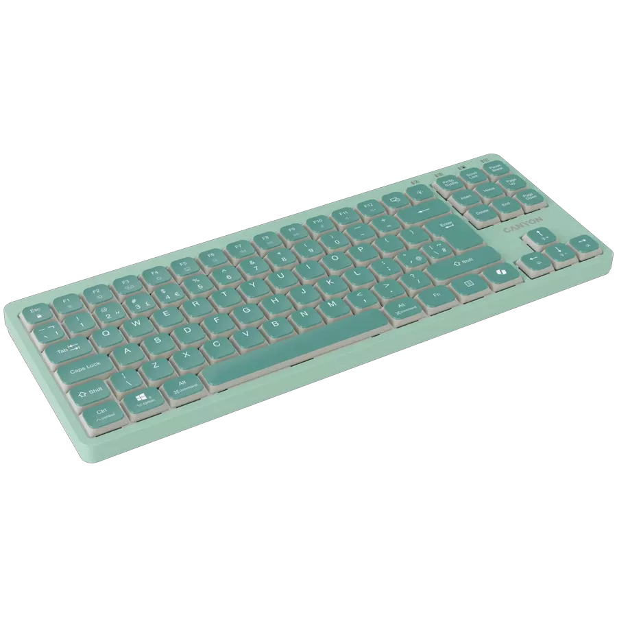 CANYON HKB-10 Keyboard, Wired, Green — Image №3