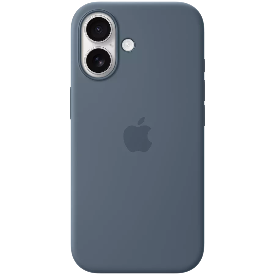 APPLE Silicone Case with MagSafe, Anchor Blue for iPhone 17 — Image №1