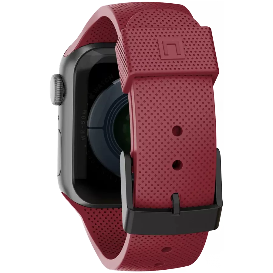 Curea UAG Dot din silicon, 42/44/45 mm, Aubergine — image №3