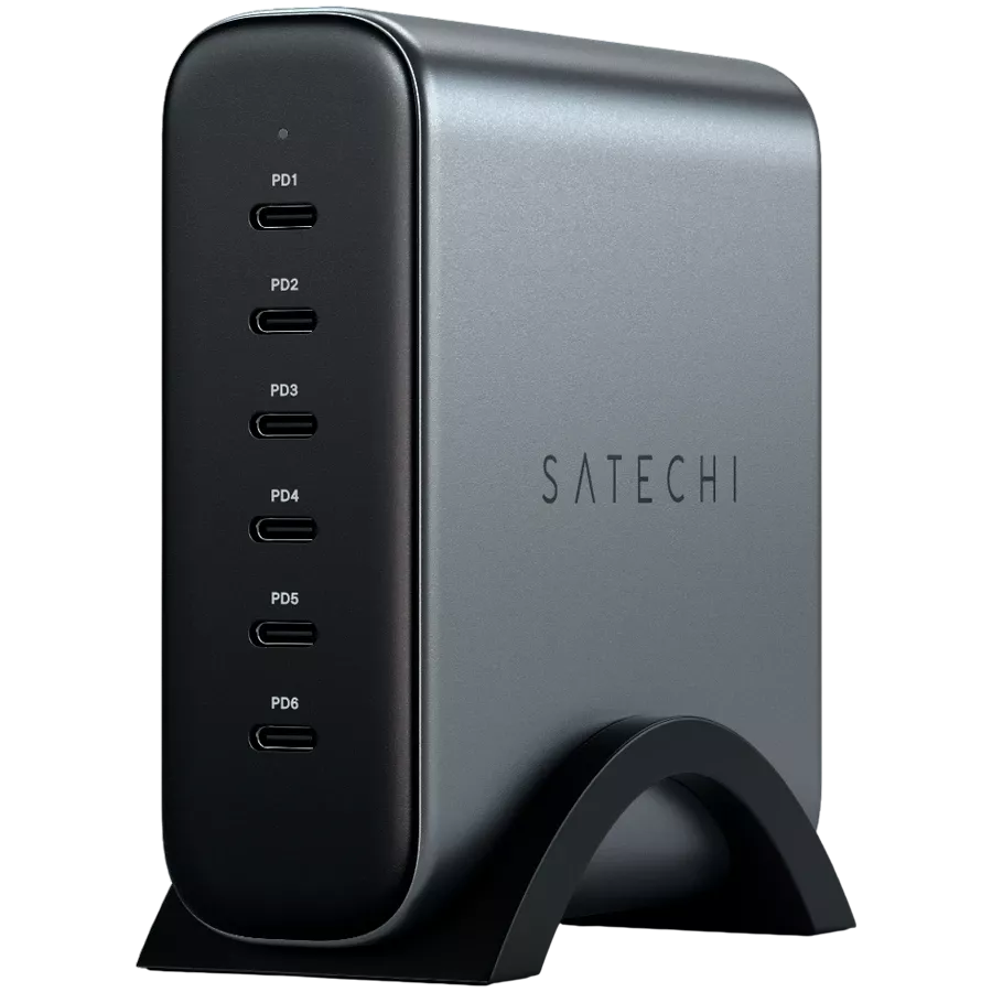 Адаптер живлення SATECHI 6*USB-C, 200 Ват — Зображення №1