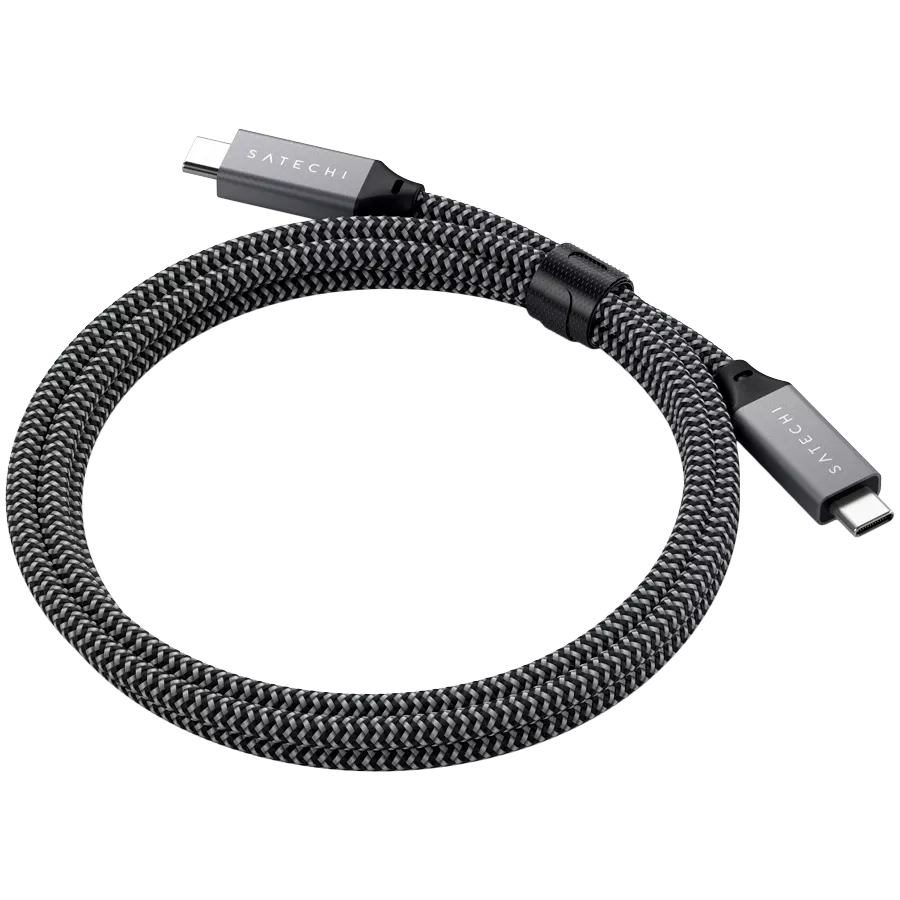 Кабель SATECHI USB4 C - C Cable 100W Space Gray 0.8 m — Зображення №4
