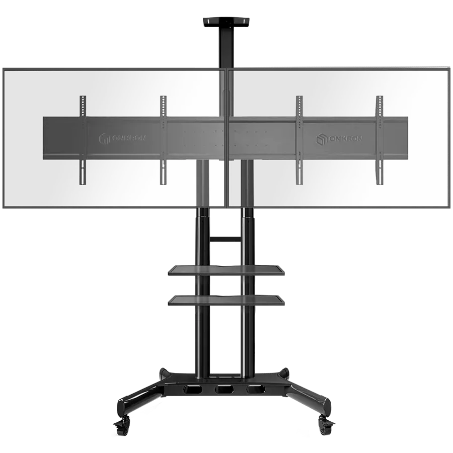 ONKRON Стенд-тележка for TV 40"-65", Чёрный — Изображение №1