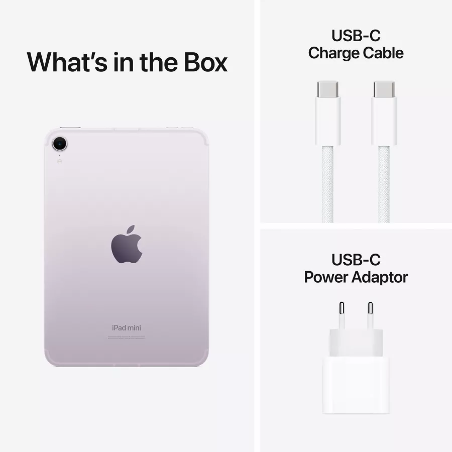 Apple iPad mini 6, 256 GB, Wi-Fi+4G, 2024, Purple — Image №9