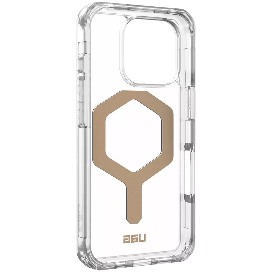 UAG Protective Case Plyo Magsafe with MagSafe, Ice/Gold for iPhone 16 Pro — Image №3