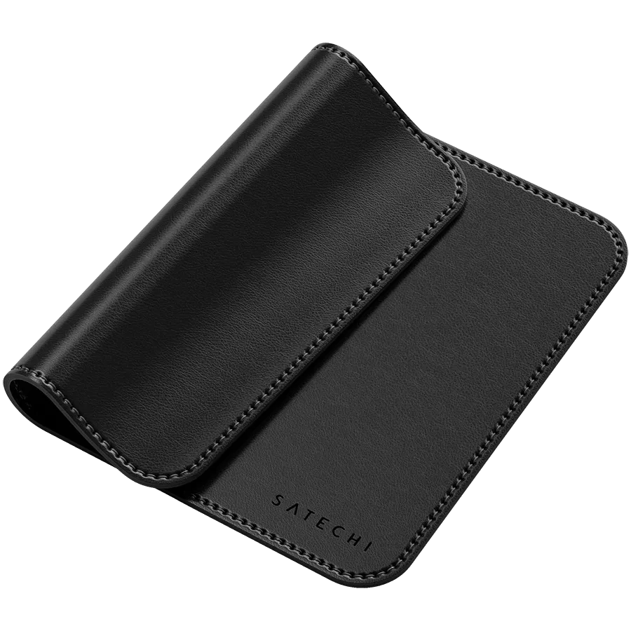 SATECHI Vegan-Leather Premium Mouse Pad, Black — Изображение №3