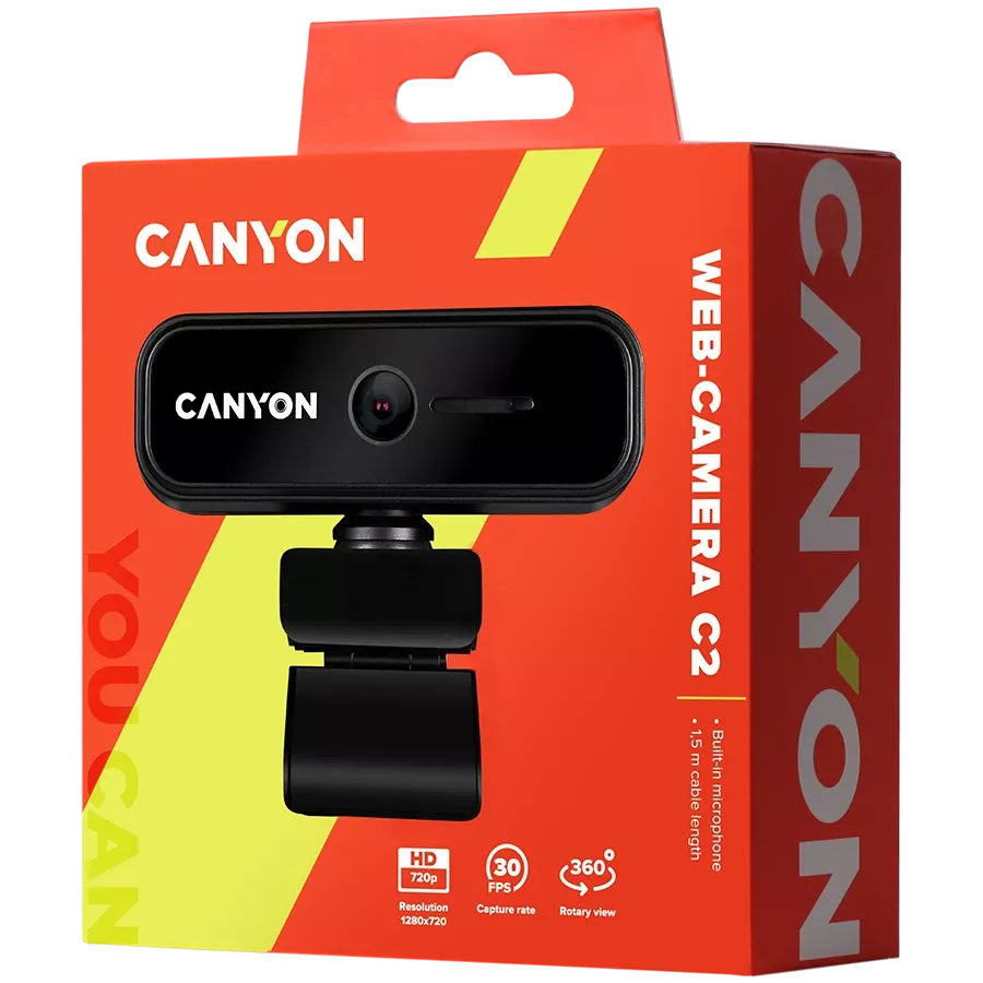 Веб-камера CANYON C2 HD (CNE-HWC2) — Изображение №4