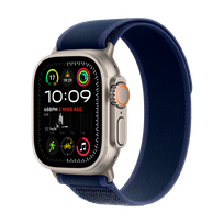 Apple Watch Ultra 2 2024  Blue Trail Loop, M/L, 49mm, Natural Titanium