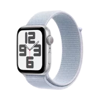Apple Watch SE GPS Gen. 2, 40mm, Silver, Blue Cloud Sport Loop