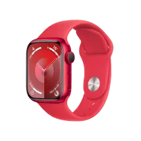 Apple Watch Series 9 GPS, 41мм, Спортивный ремешок PRODUCT(RED), M/L