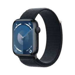 Apple Watch Series 9 GPS  Midnight Sport Loop, 45мм, Тёмная ночь
