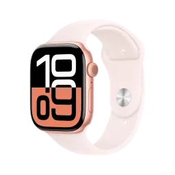 Apple Watch Series 10 GPS  Light Blush Sport Band, M/L, 46мм, Розовое золото