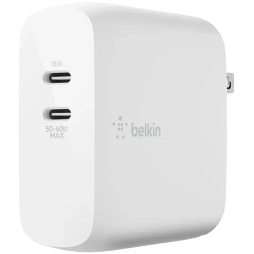 Адаптер питания BELKIN 2*USB-C, 65 Вт