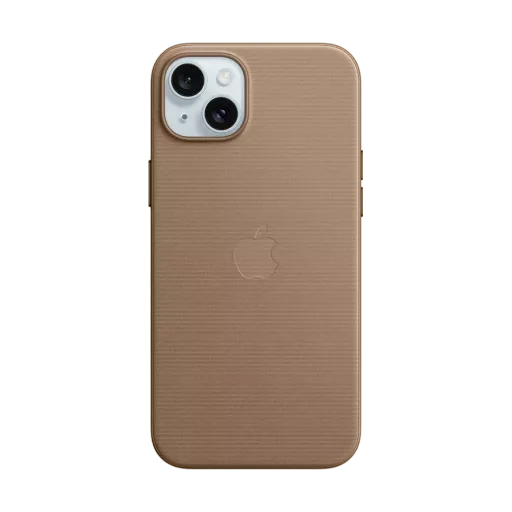 APPLE Чехол FineWoven Case с MagSafe Taupe для iPhone 15 Plus
