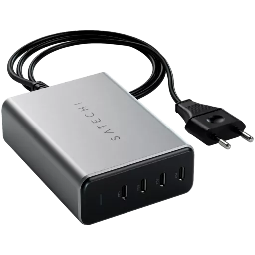 Power Adapter SATECHI 4*USB-C, 165 vatt