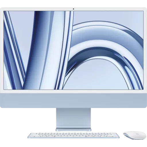 iMac 24" M3, 8C CPU 10C GPU, 8GB 256GB SSD, Blue
