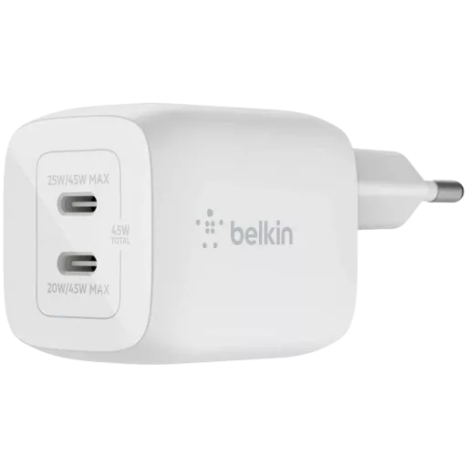Адаптер питания BELKIN 2*USB-C, 45 Вт
