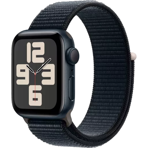 Apple Watch SE GPS Gen.2 (2023)  Спортивный ремешок цвета «тёмная ночь», 40мм, Тёмная ночь
