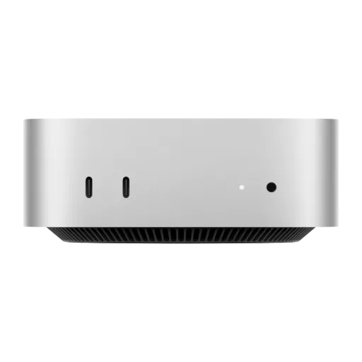 Mac mini M4, 10C CPU 10C GPU, 16ГБ 256ГБ Твердотільний накопичувач, Сріблястий