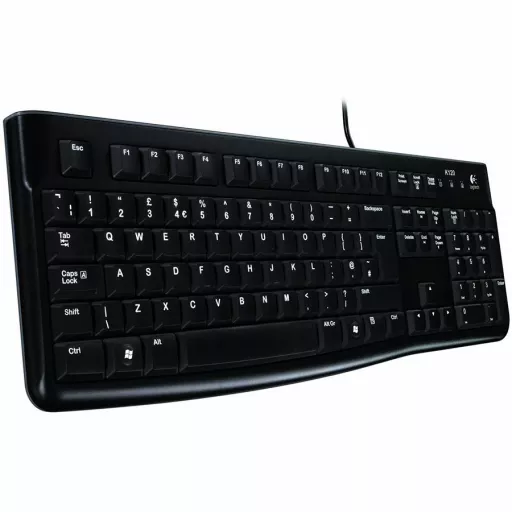 Клавіатура дротова LOGITECH K120 USB UKR OEM (920-002643)