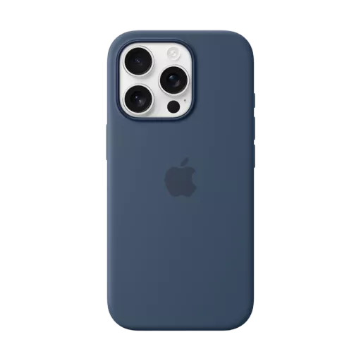 APPLE силиконовый чехол с MagSafe Деним для iPhone 16 Pro