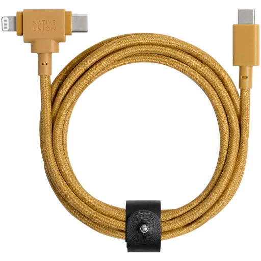 NATIVE UNION USB-C to Lightning Cable, Kraft, 1.5m