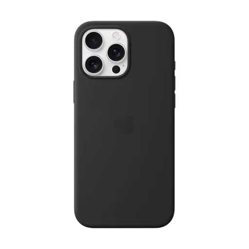 APPLE силиконовый чехол с MagSafe Чёрный для iPhone 16 Pro Max